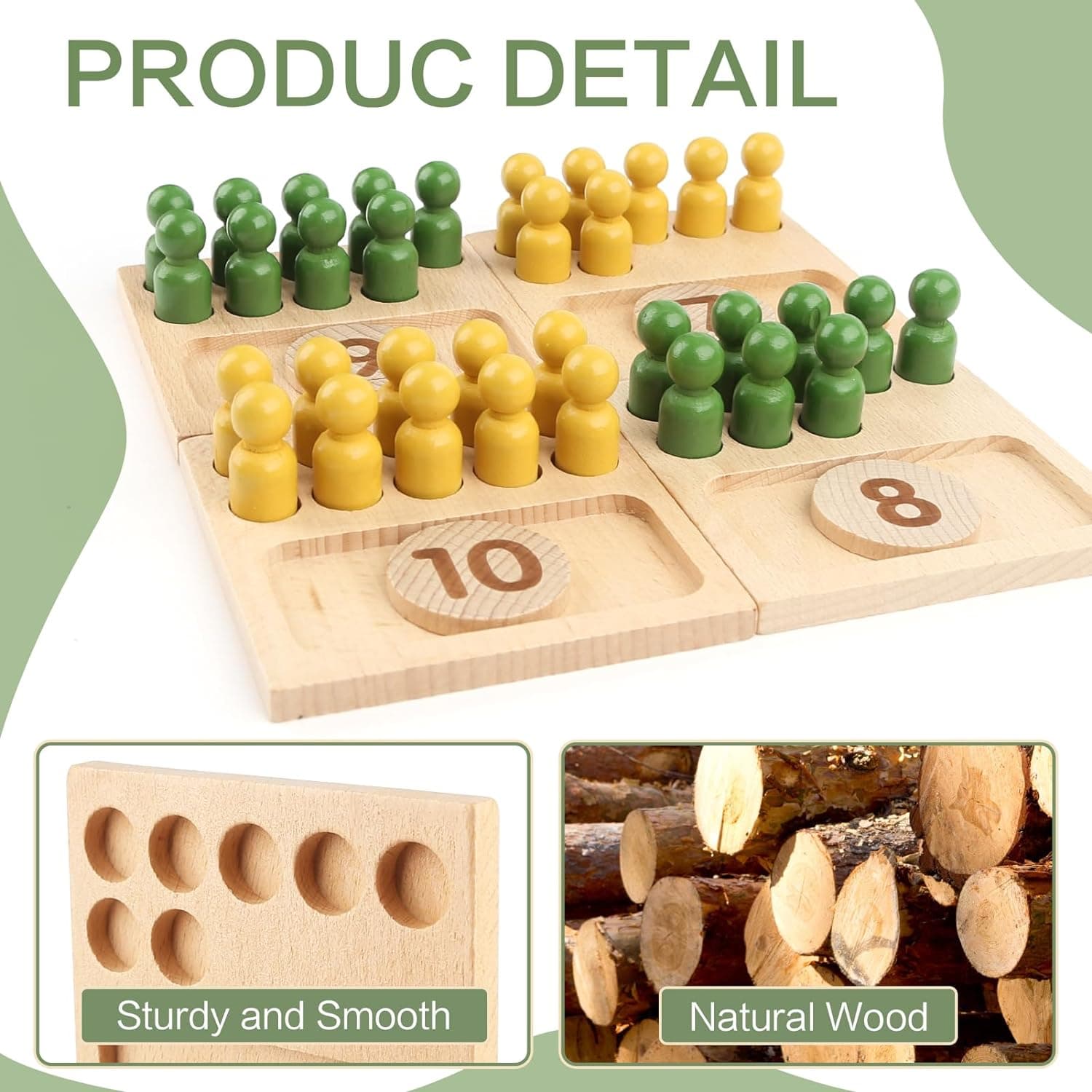 Montessori Toys - Counting Peg Board for Kids Review - Mathematics article