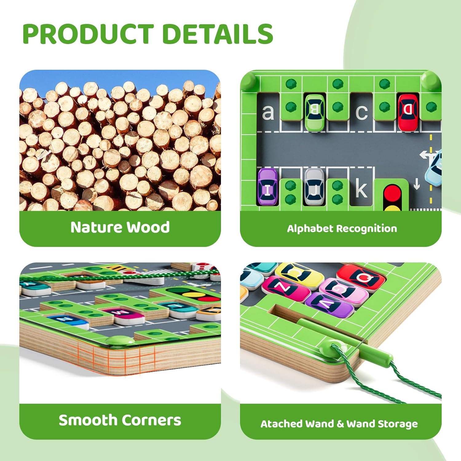 zhiwuzhu Magnetic Alphabet Maze Letter Puzzle Review - Maze tagged article