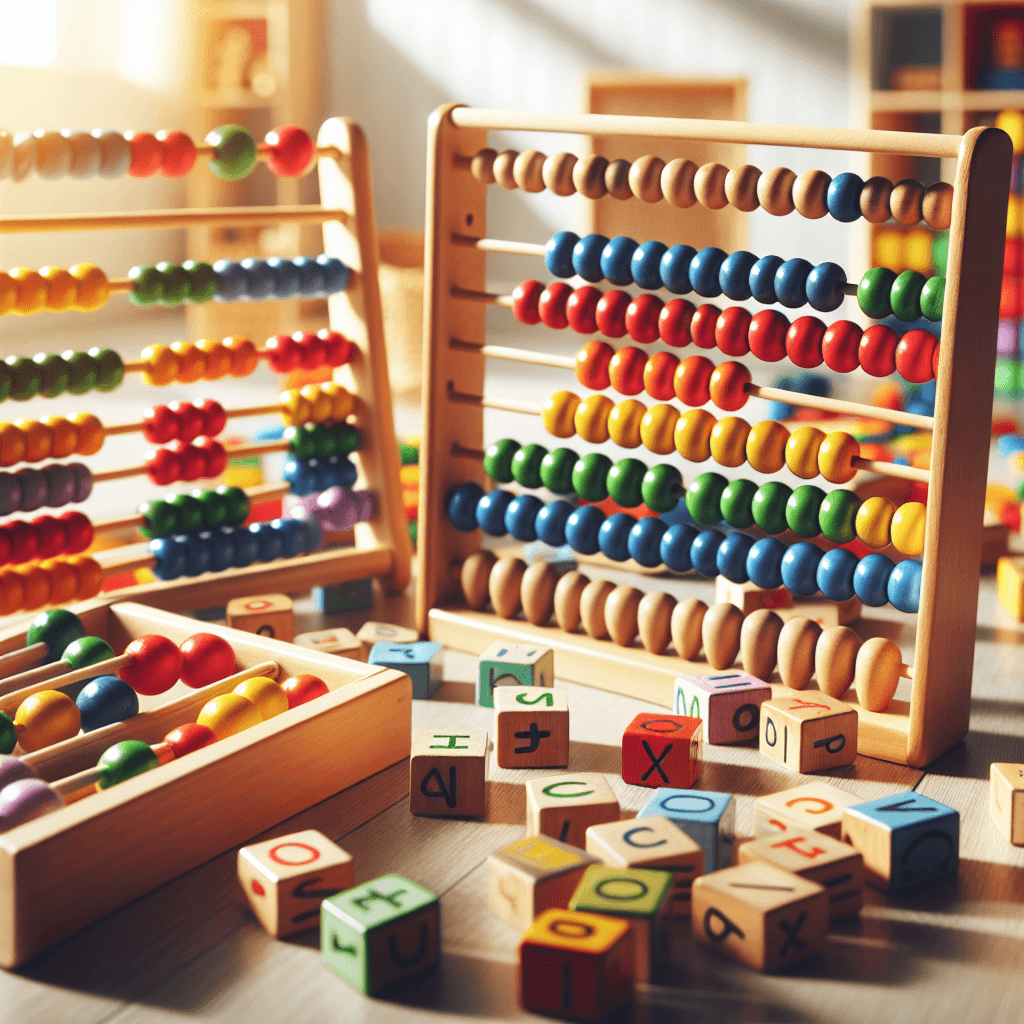 Math And Language Skills Development With Montessori Toys. - Math tagged article