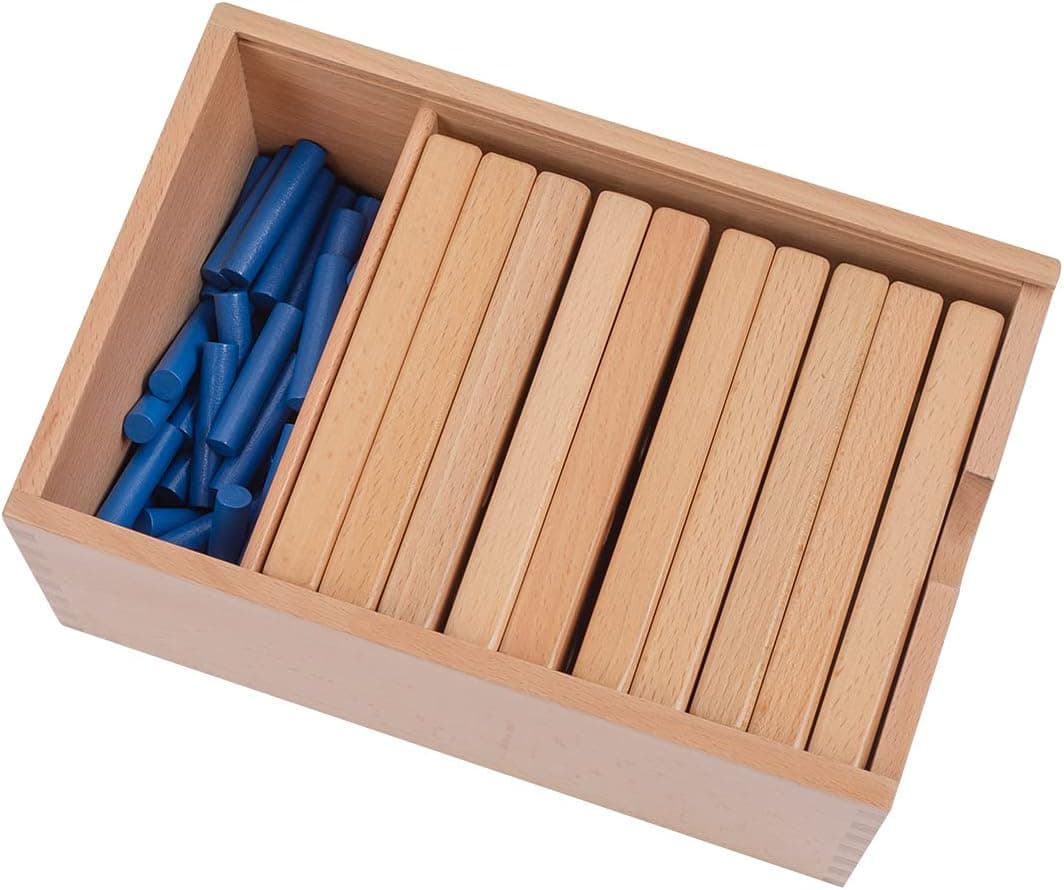 Adena Montessori Math Materials 1-10 Counting Pegs Review - Cognitive Development article