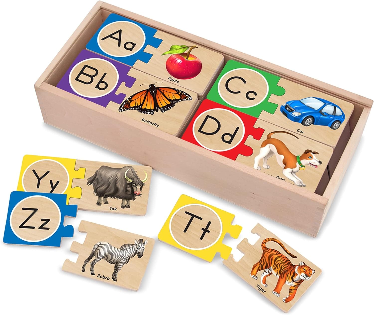 Melissa & Doug Alphabet Wooden Puzzles Review - Alphabet Learning Toys article