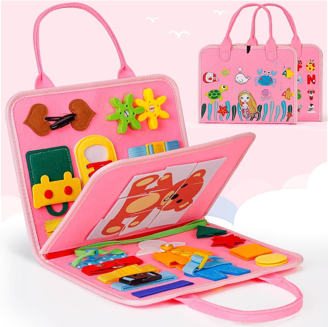 Montessori Busy Board for 1 Year Old Review - By Age article