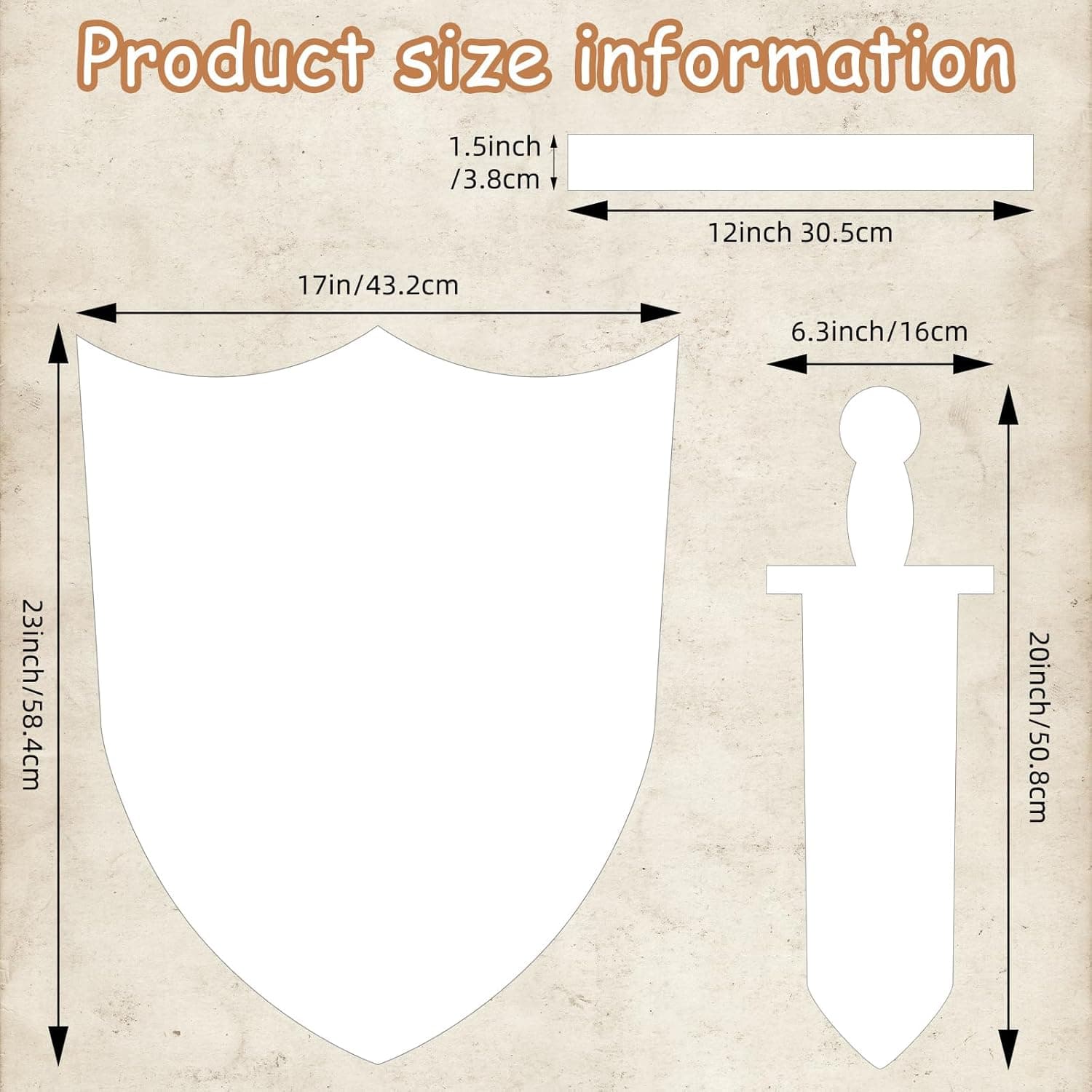 24 Pcs DIY Cardboard Shield Kit and Swords Review - Product Reviews article