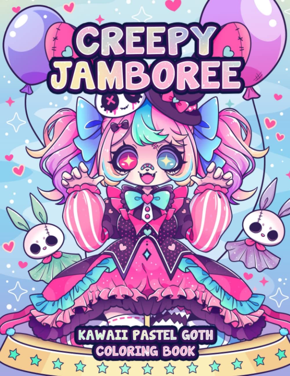 Creepy Jamboree Kawaii Pastel Goth Coloring Book Review - Product Reviews article