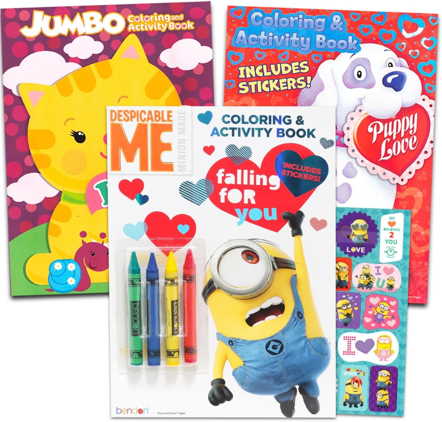Minions Valentines Day Coloring Book Set Review - Product Reviews article